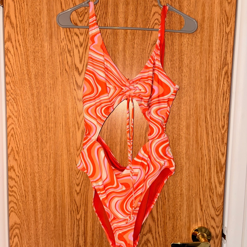 Vibrant Swirl One-Piece Swimsuit